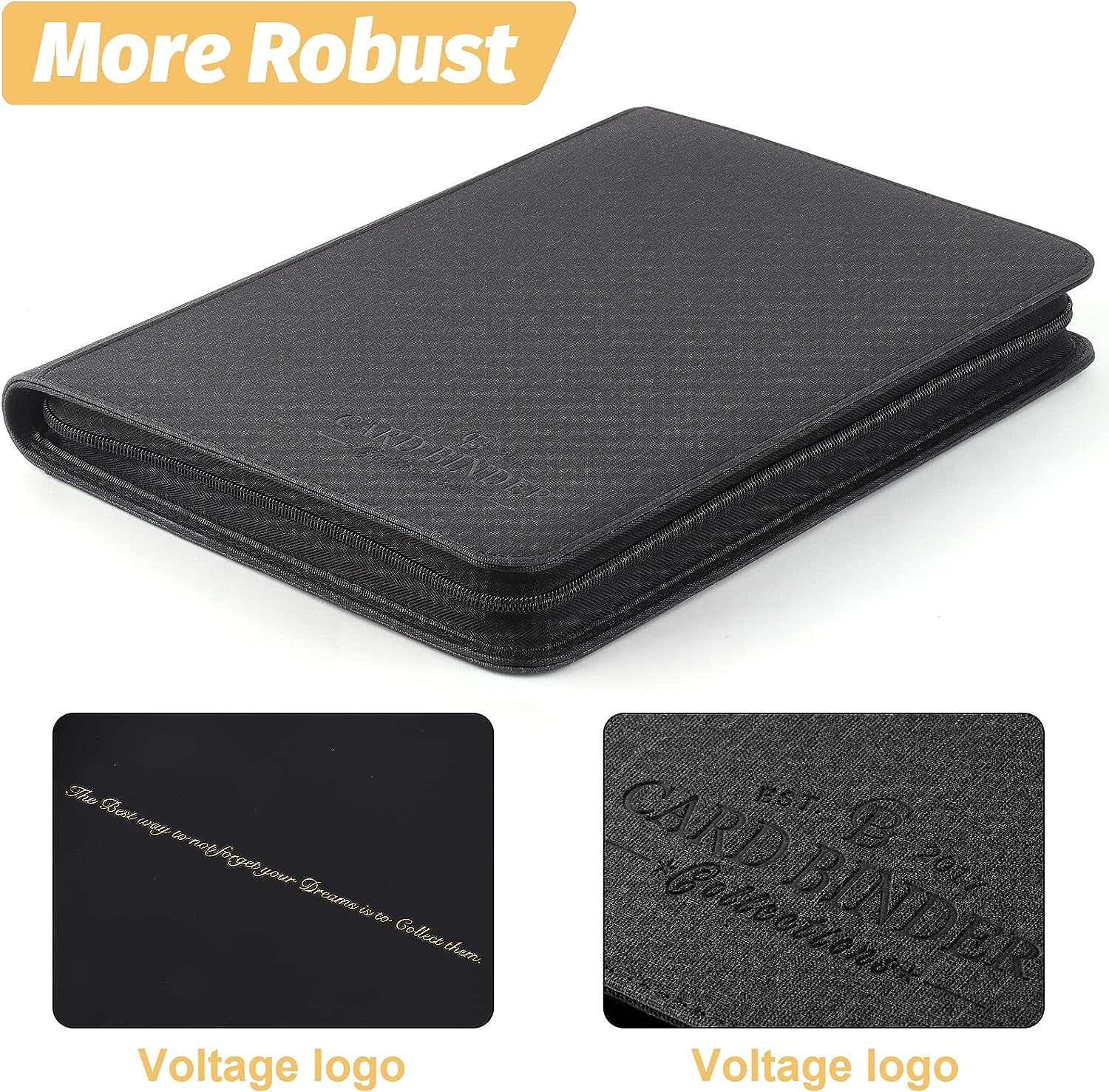 Foalgo Trading Card Binder, Card Collection Binder Album Folder with 540 Side Loading Pockets, 9 Pocket Trading Card Album Folder for TGC,MTG, Baseball Cards, Yugioh ( Blue ) - Image 3